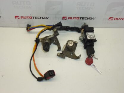 Schlosssatz Zündbox + 2 Schlüssel PEUGEOT 406 4162Y5 4162R7